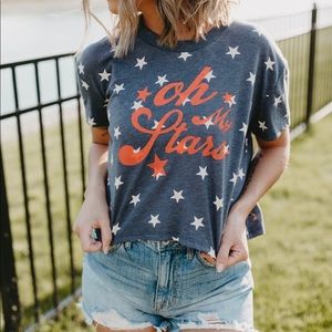 Oh My Stars Cropped Tee